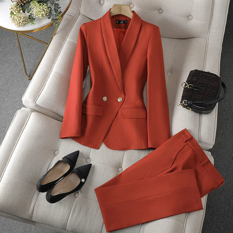 Kalea™ | Set Blazer e Pantaloni di Lusso in Due Pezzi
