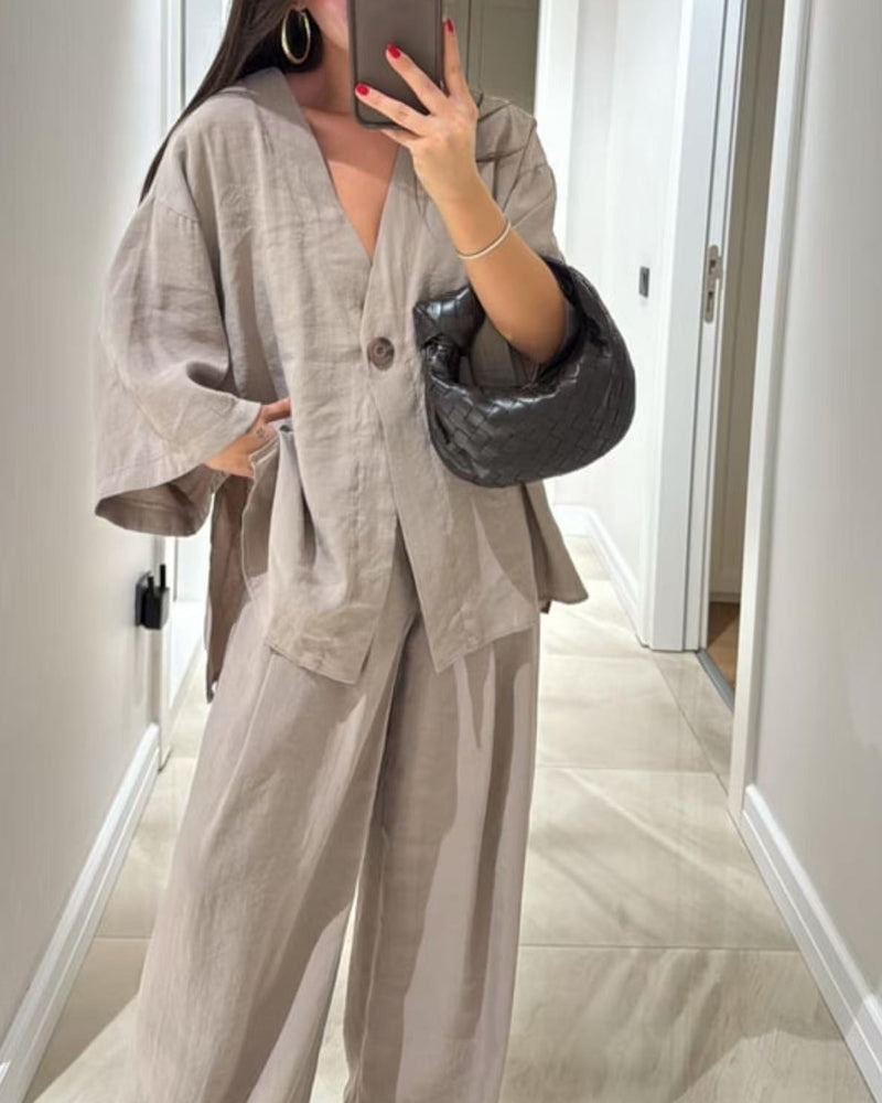 Betalia | Completo Comodo di Pantaloni e Camicia