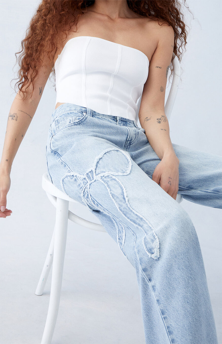 Elma™ | Jeans con Fiocco