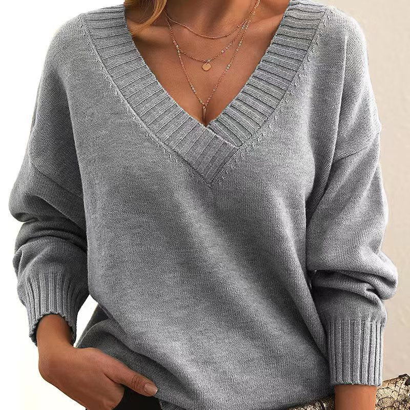 Inaya™ | Maglione casual con scollo a V