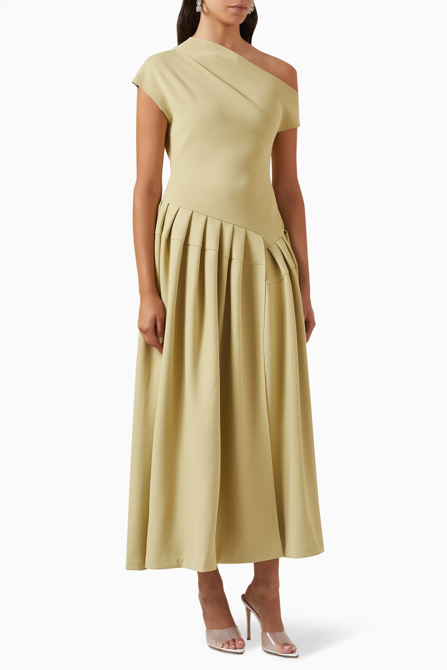 Zasha | Vestito Midi a Maniche Corte