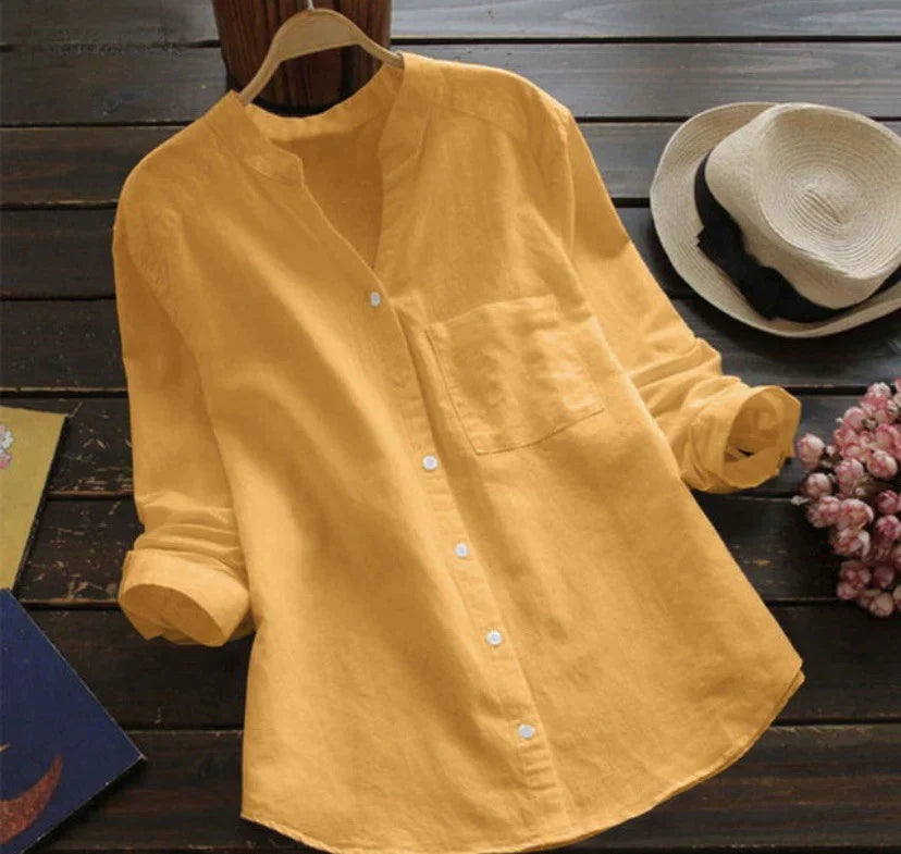 Roma | Camicia in Lino Slim-Fit