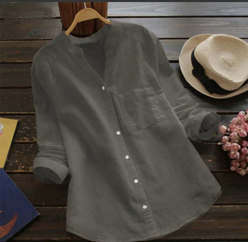 Roma | Camicia in Lino Slim-Fit