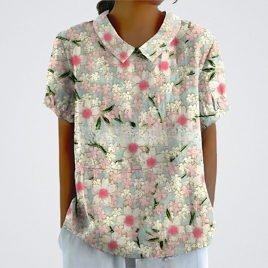 Linva | Blusa stampata con colletto