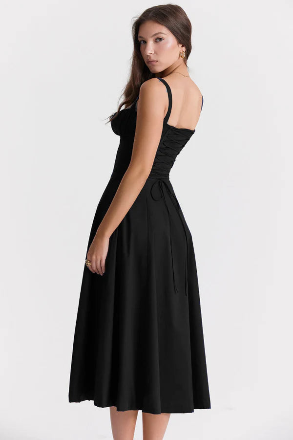 Riviera | Abito Midi Elegante da Festa con Spalline