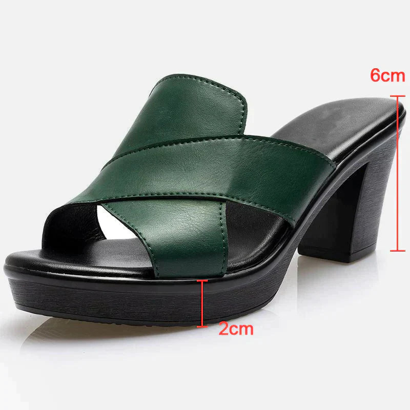 Bellamy | Sandali con tacco stile casual