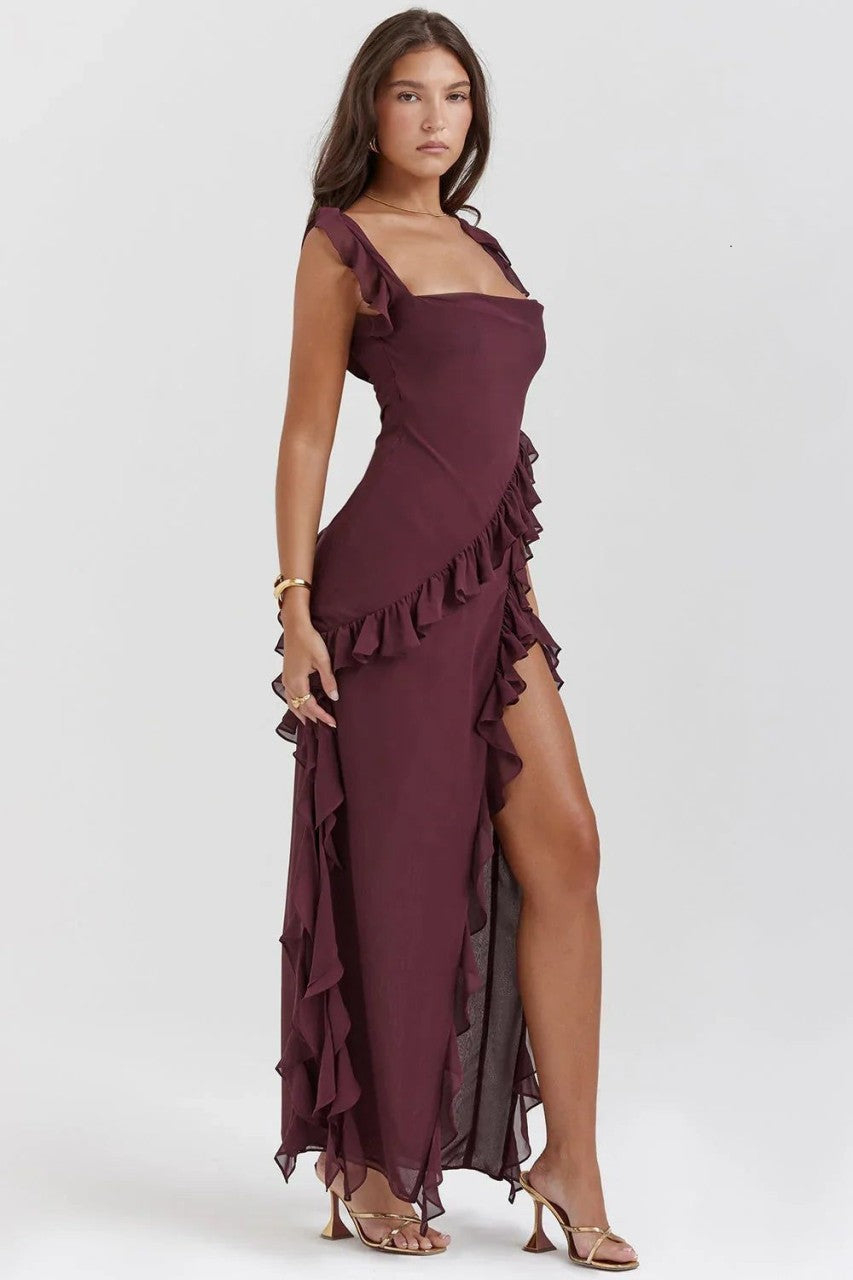 Elysian | Abito Lungo Elegante con Spacco