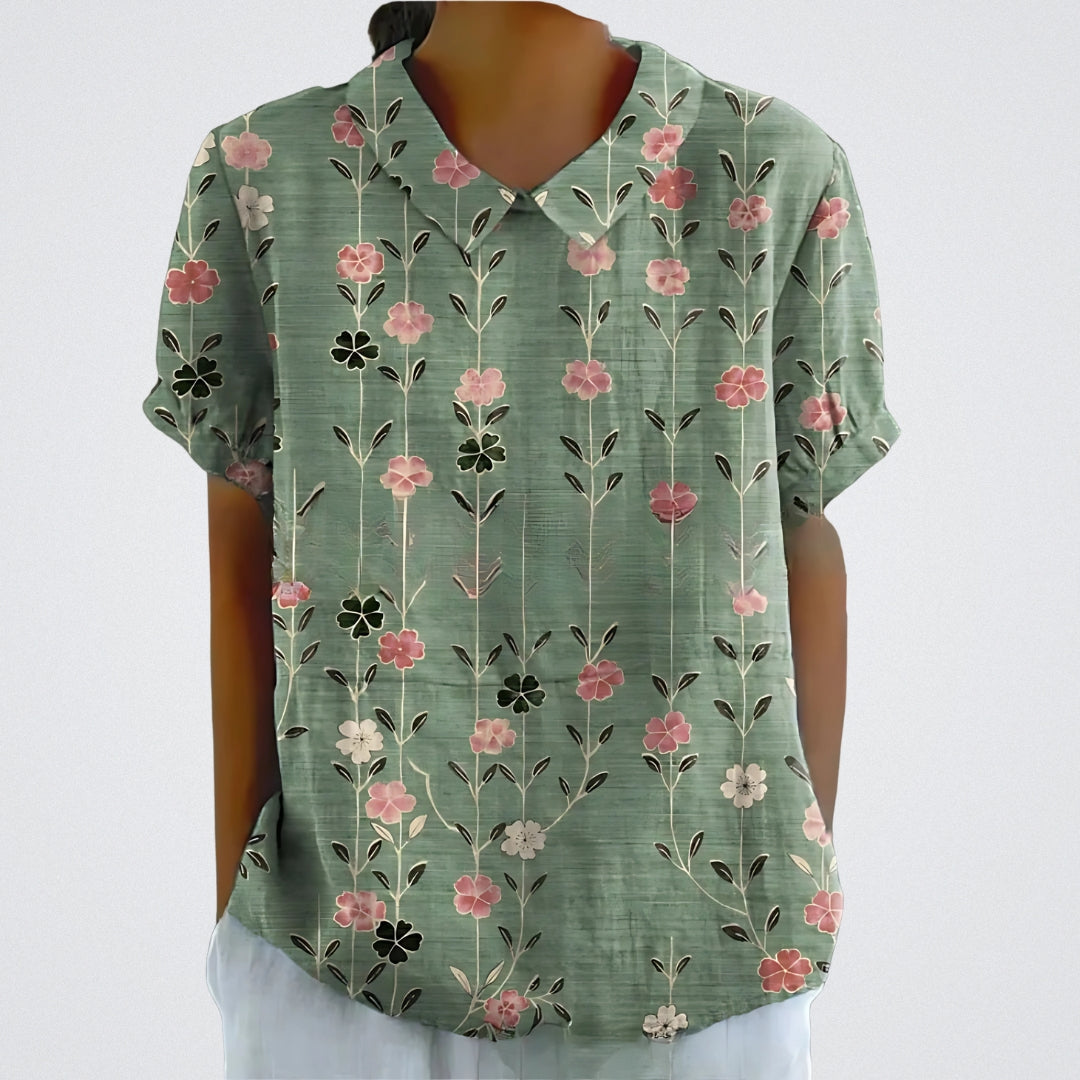 Linva | Blusa stampata con colletto