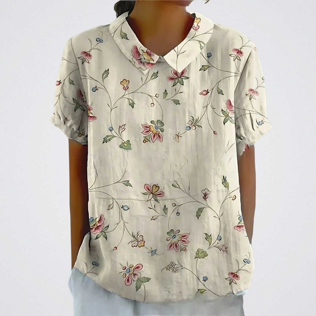 Linva | Blusa stampata con colletto