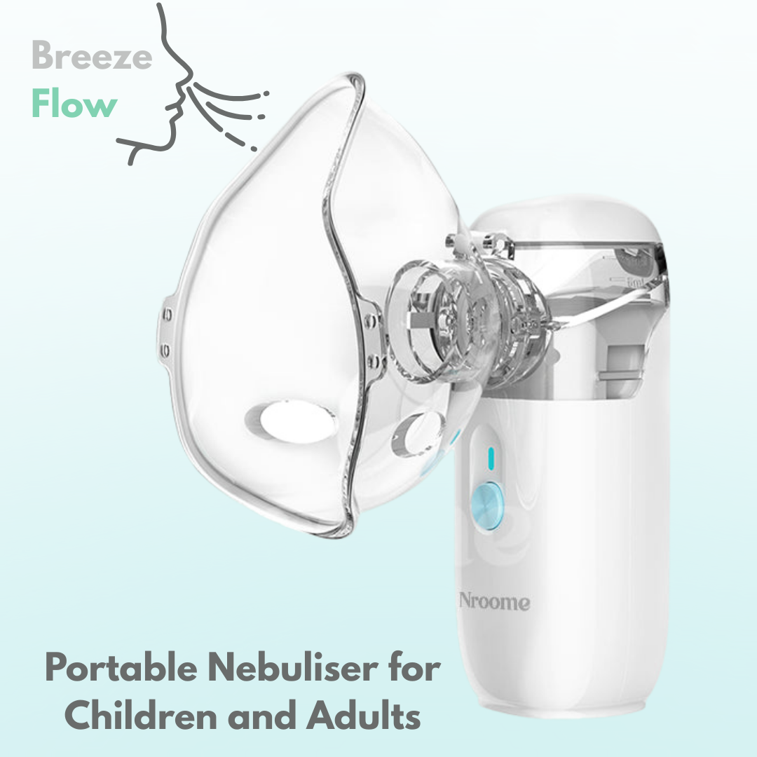 BreezeFlow | Nebulizzatore Portatile per Bambini e Adulti
