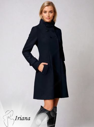Iriana™ | Cappotto Lungo con Tasche Laterali