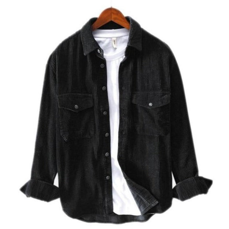 Denver | Camicia effetto velluto a coste da uomo