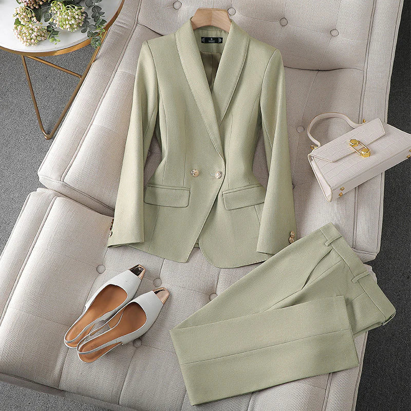 Kalea™ | Set Blazer e Pantaloni di Lusso in Due Pezzi
