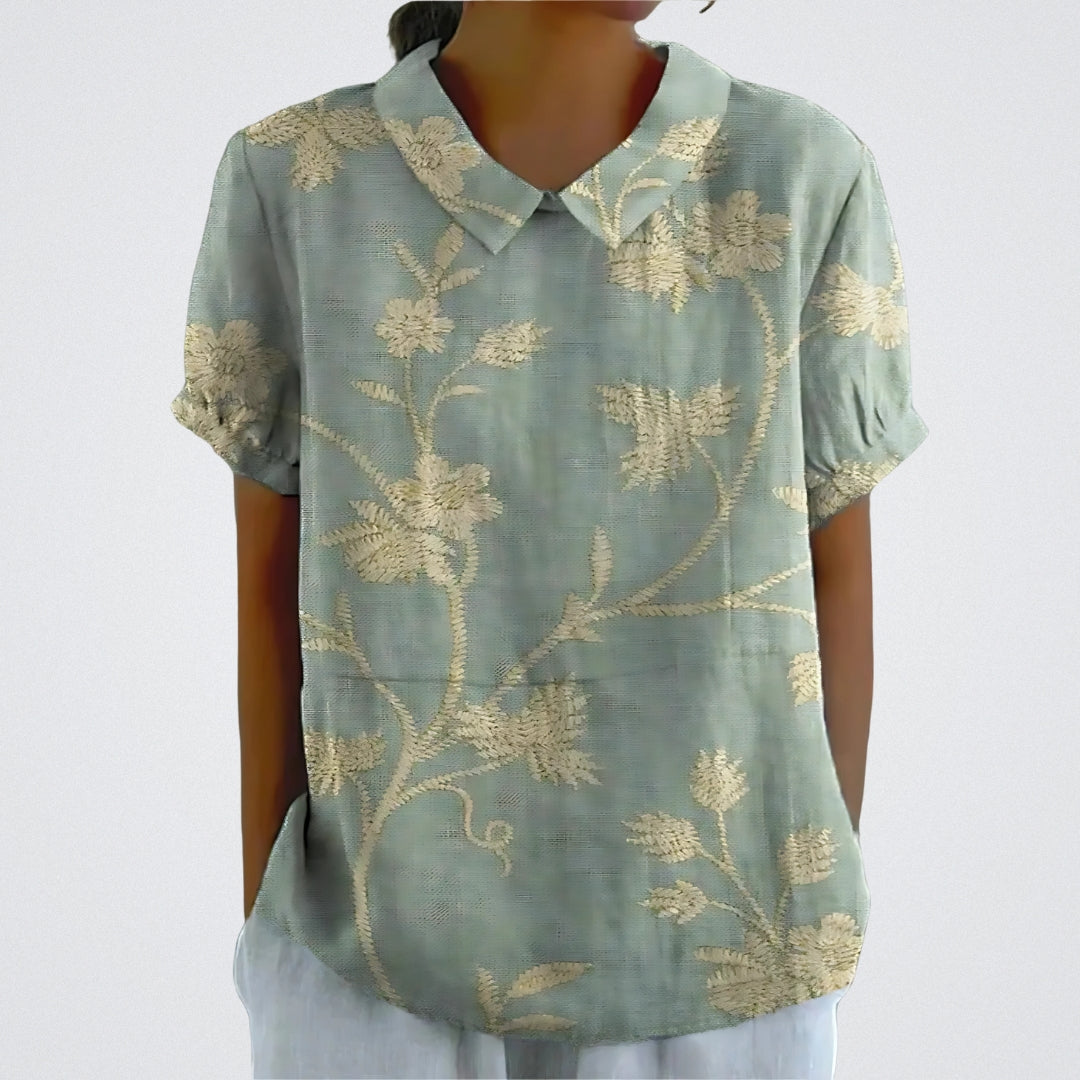 Linva | Blusa stampata con colletto