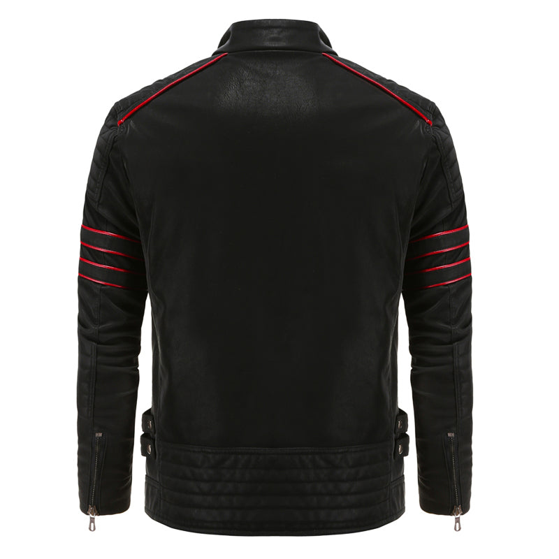 Eros™ | Giacca in Pelle da Uomo Stile Biker
