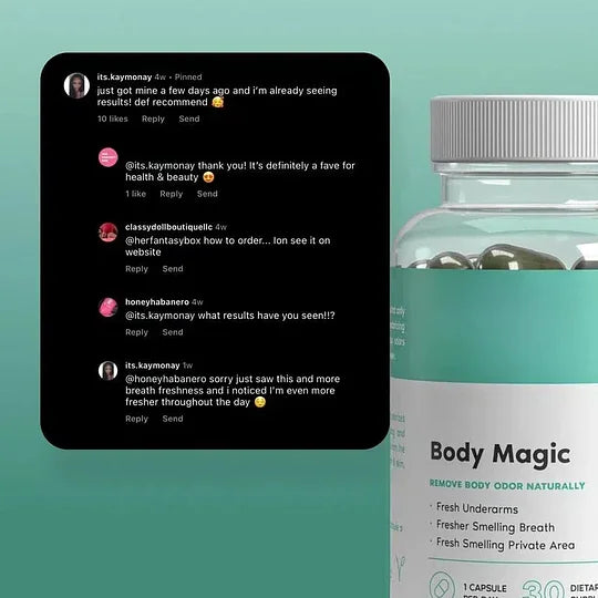 BodyMagic | Capsule di Clorofilla per la Cura Personale delle Donne