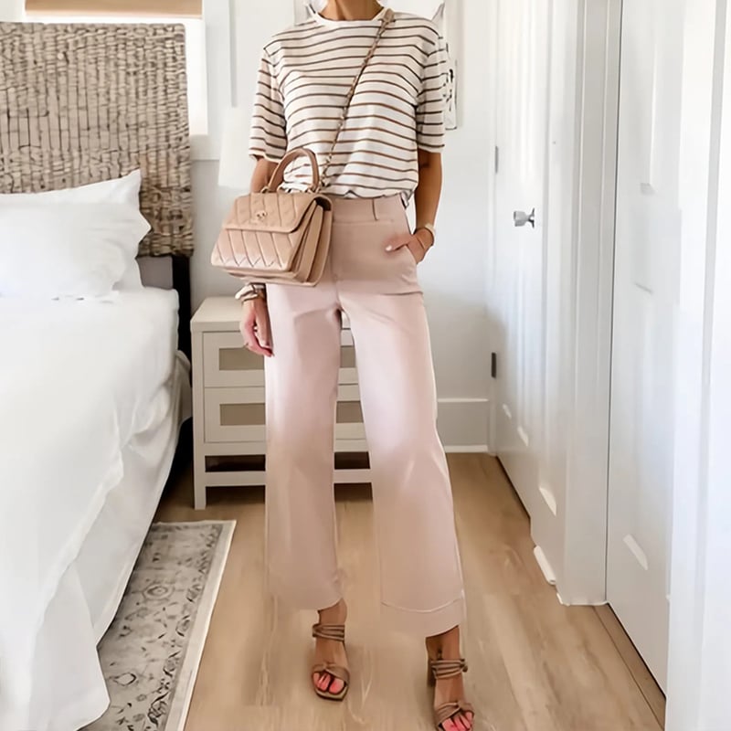 Liseth | Pantaloni a Gamba Larga