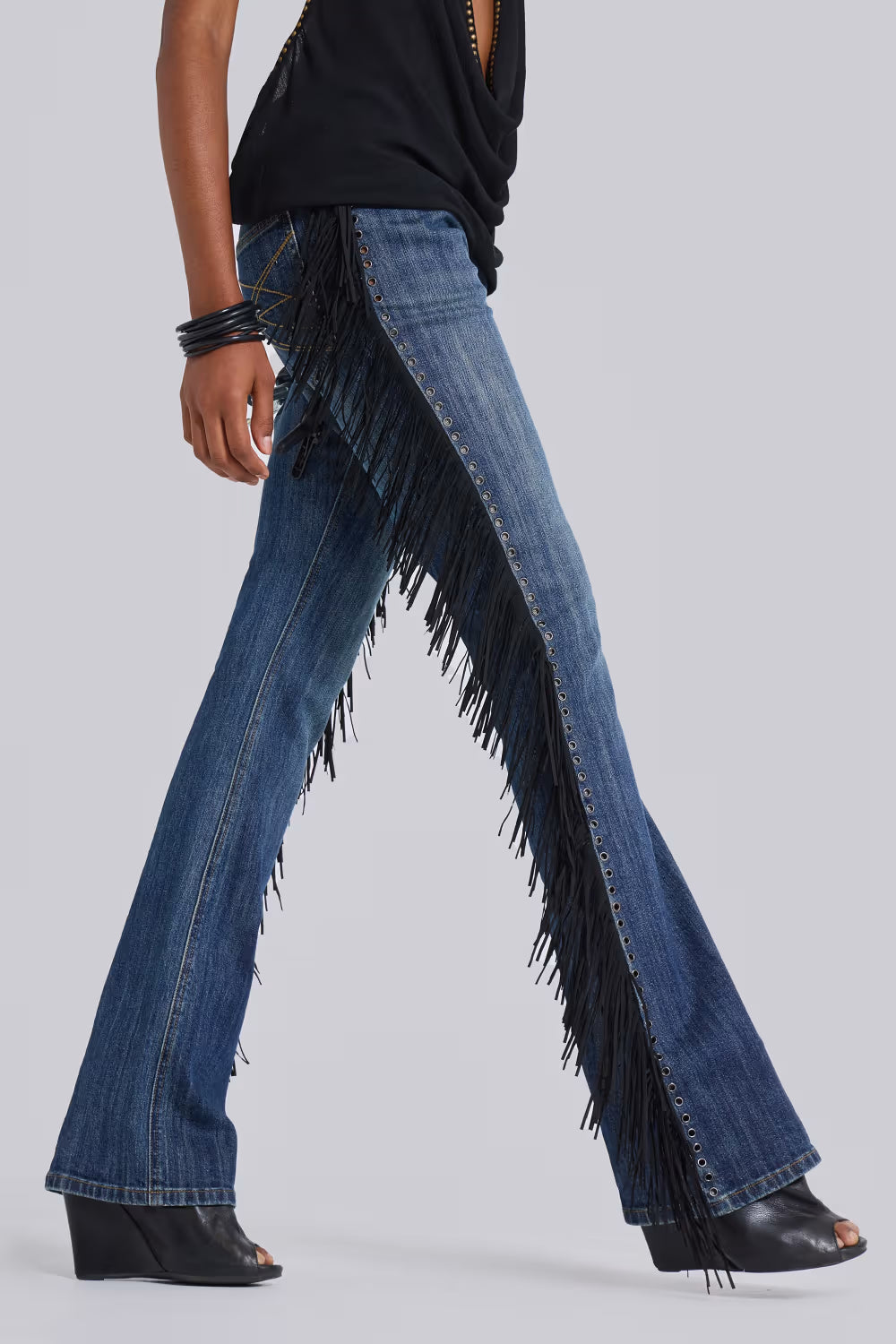 Oslo | Jeans con frange stile vintage