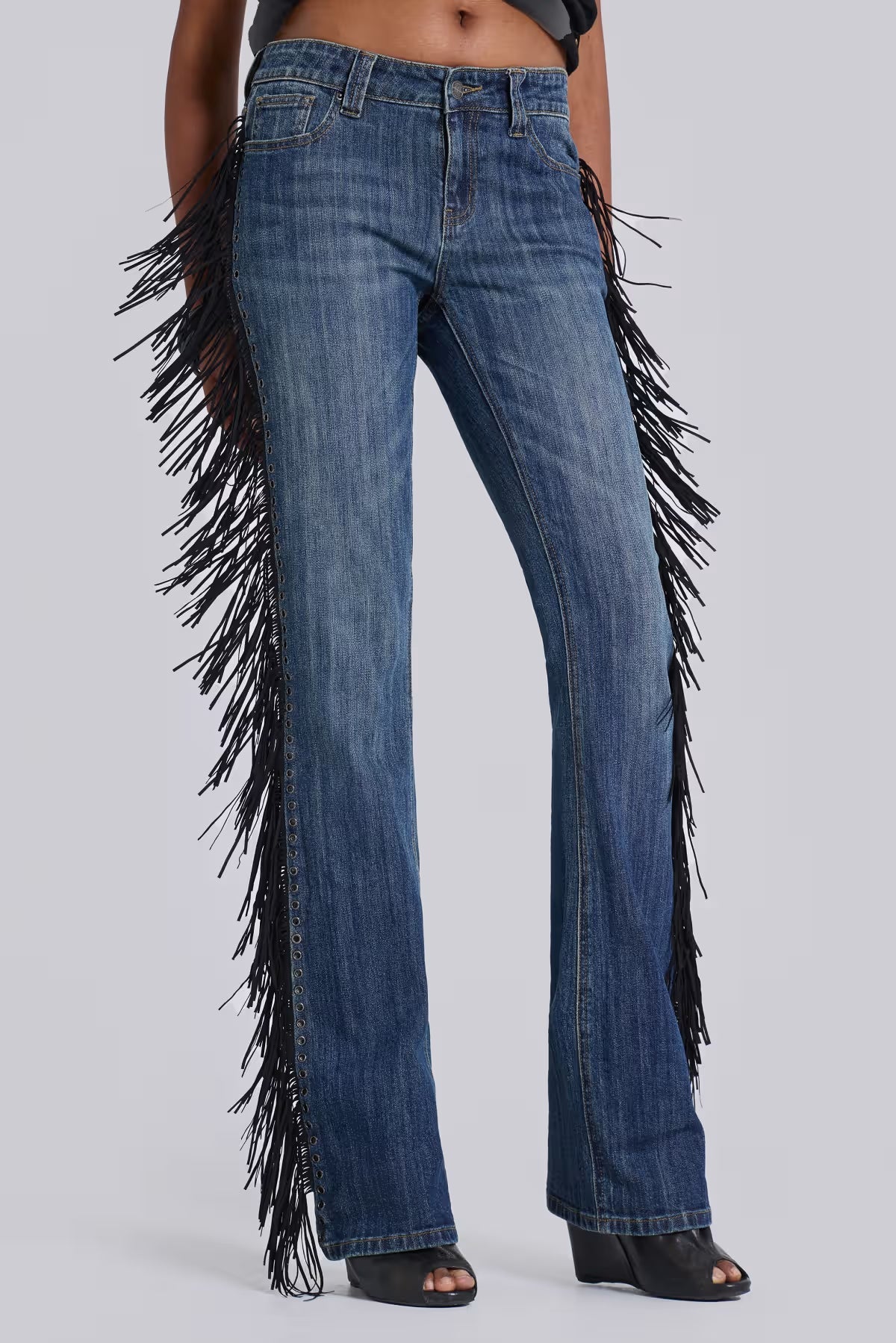 Oslo | Jeans con frange stile vintage