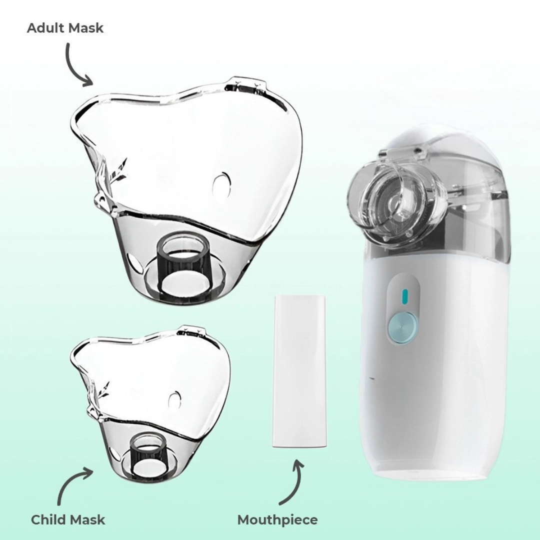 BreezeFlow | Nebulizzatore Portatile per Bambini e Adulti