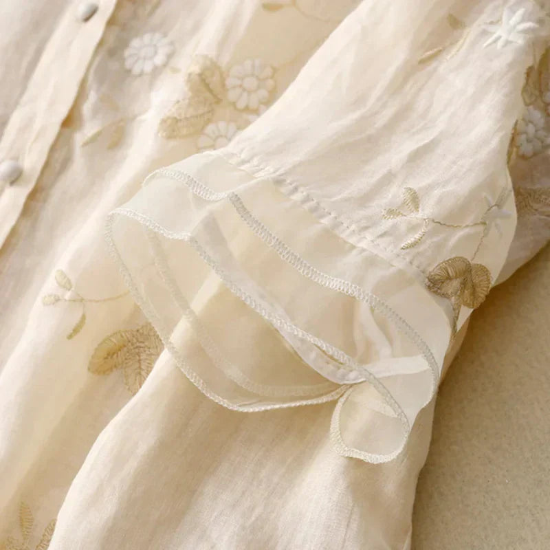 Mariella | Camicia Ricamata
