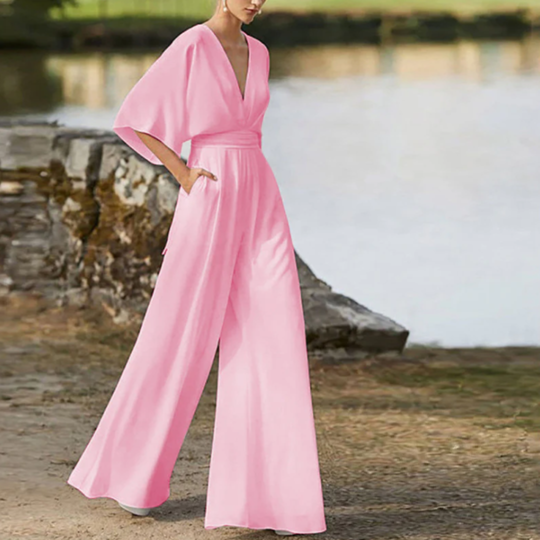 Tati™ | Elegante Tuta per Donna con Maniche Corte