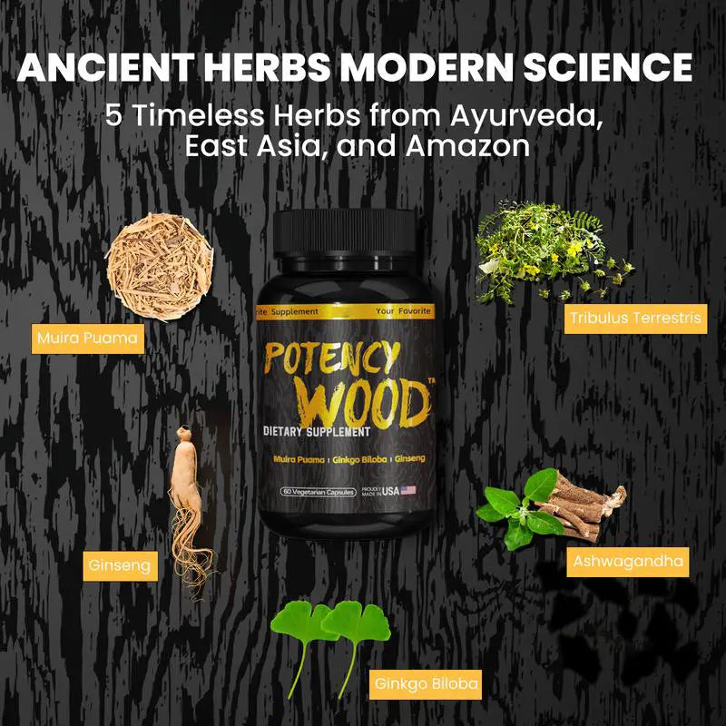 PotencyWood | Integratori di Energia, Forza e Vitalità