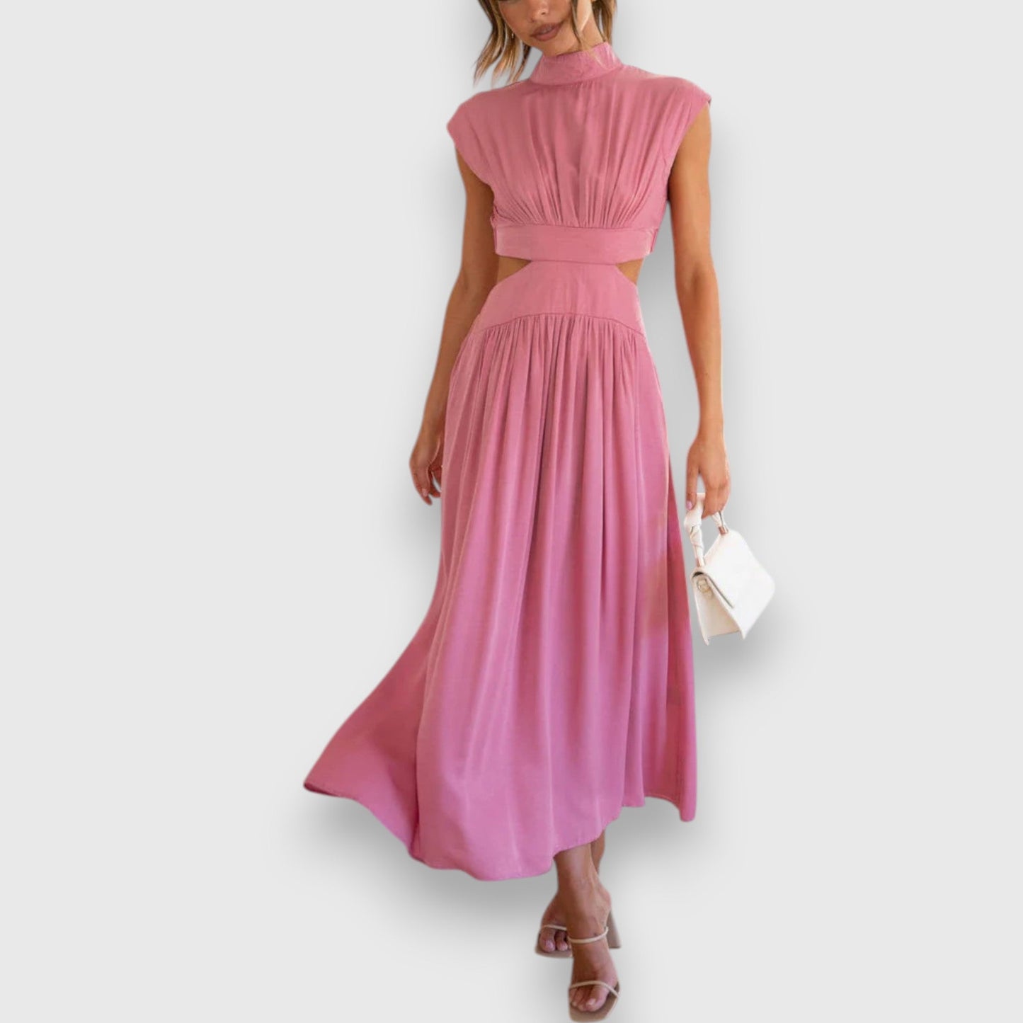 Liyi | Vestito lungo con collo alto