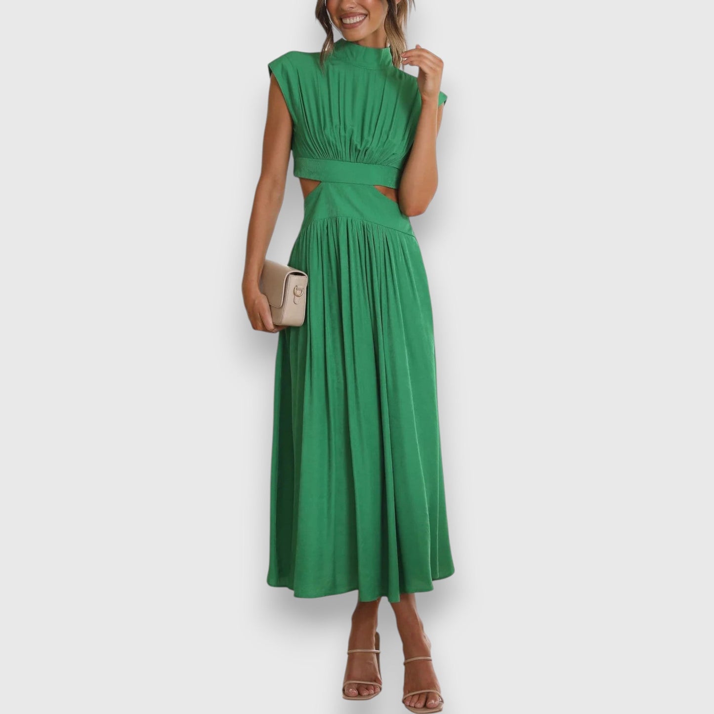 Liyi | Vestito lungo con collo alto