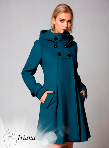Iriana™ | Cappotto Lungo con Tasche Laterali