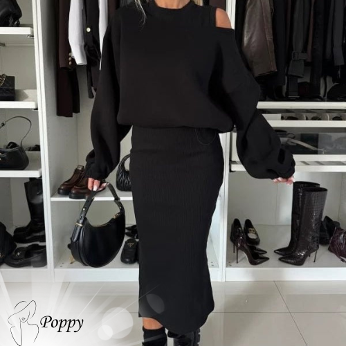 Poppy™ | Set a due pezzi - Abito e Maglione