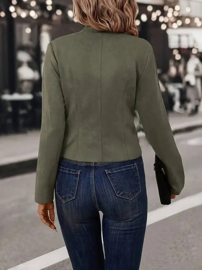 Zufia | Blazer con dettagli di bottoni dorati