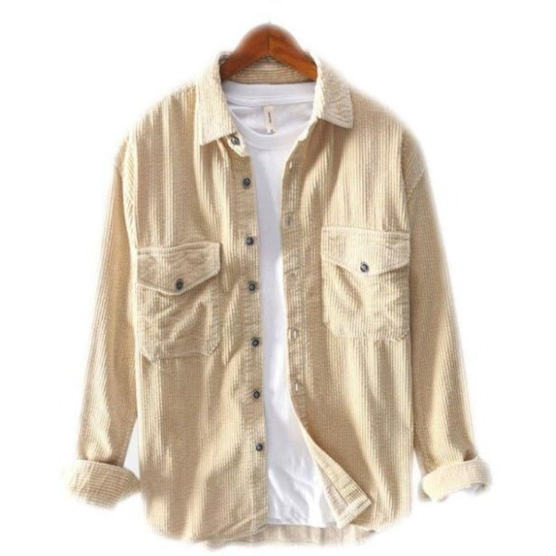 Denver | Camicia effetto velluto a coste da uomo