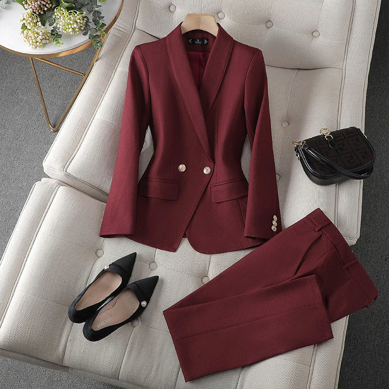 Kalea™ | Set Blazer e Pantaloni di Lusso in Due Pezzi