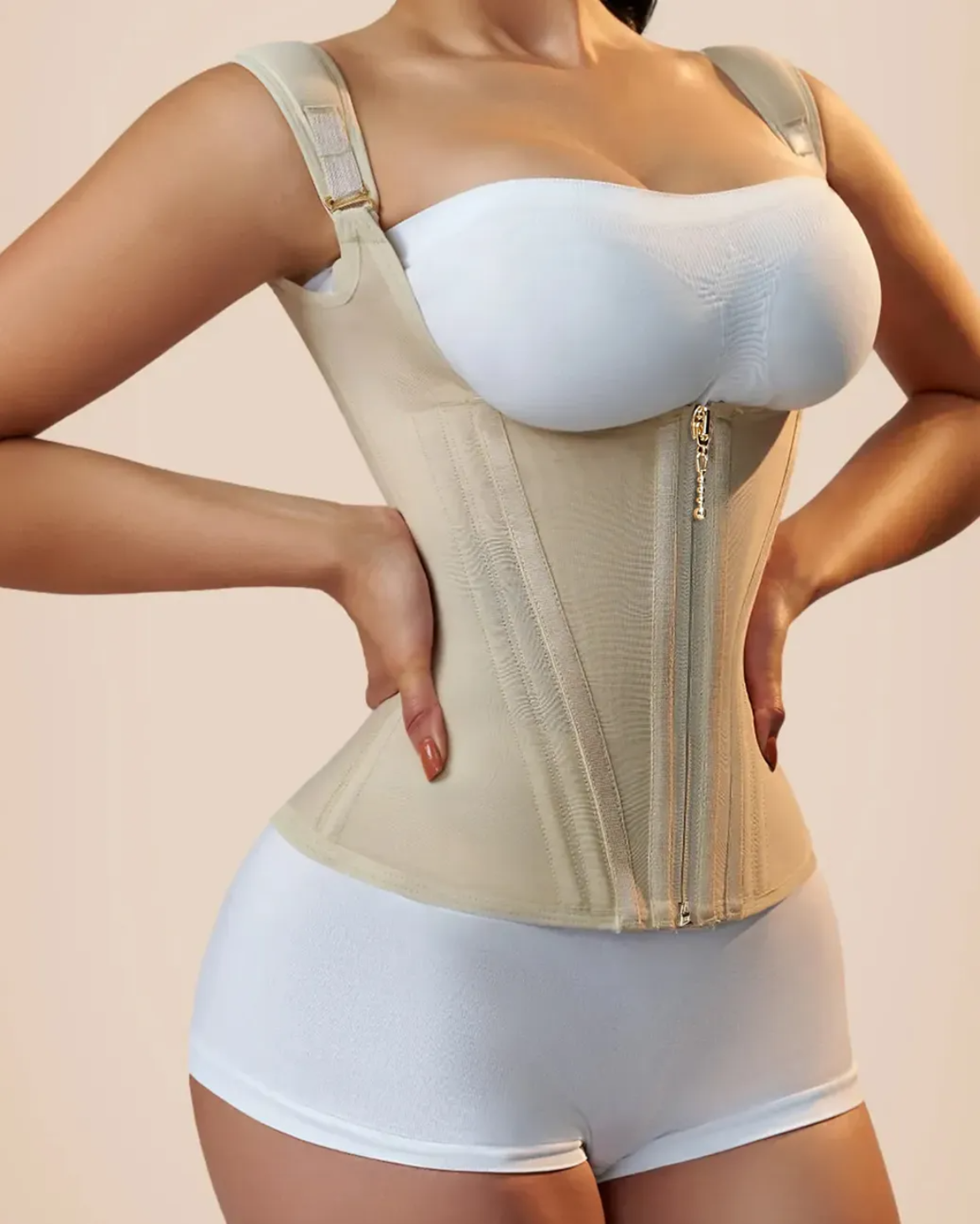 Aryana™ | Allenatore Femminile con Stecche in Acciaio per Modellare il Corpo