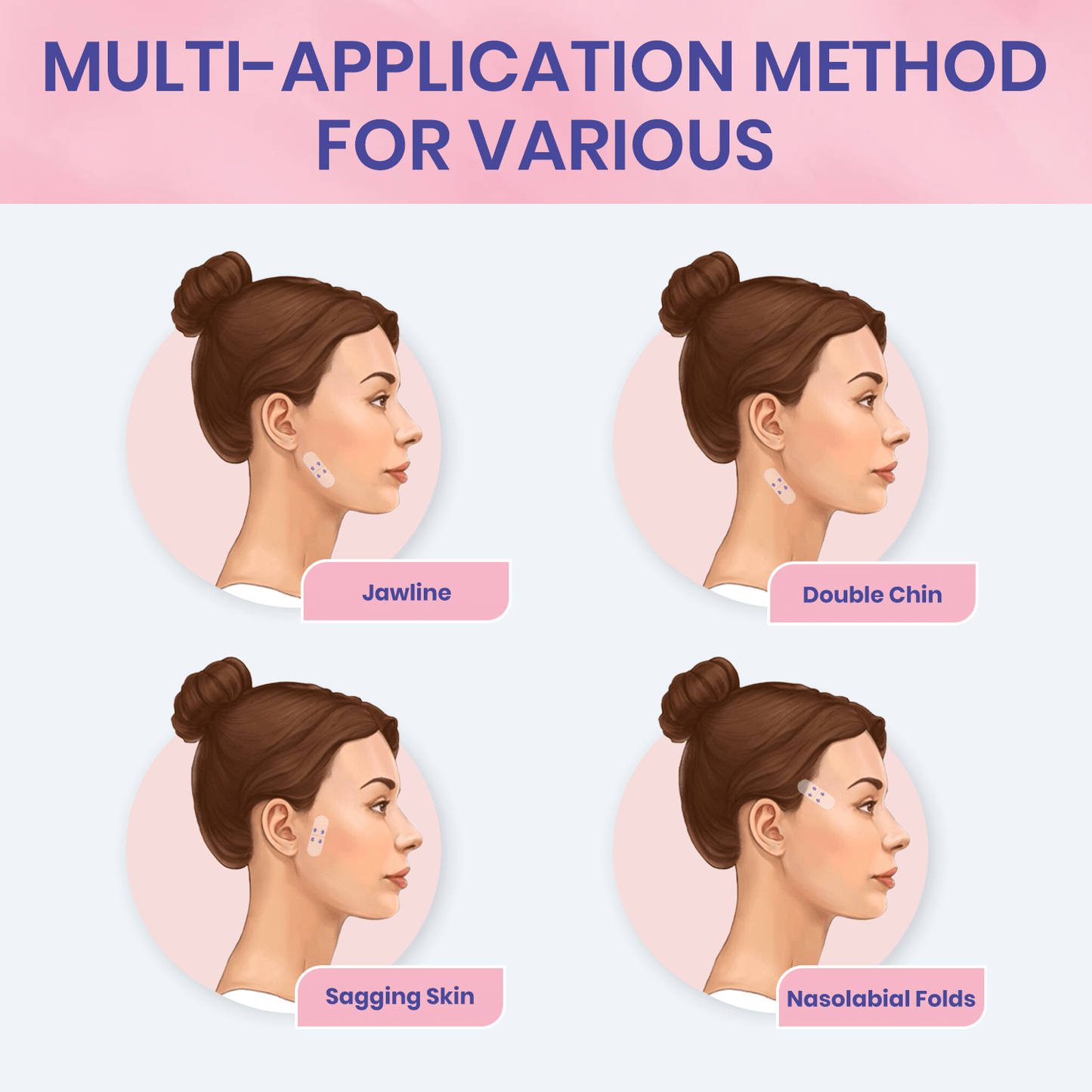 InvisiLift™ | Nastro Adesivo Invisibile per Lifting del Viso