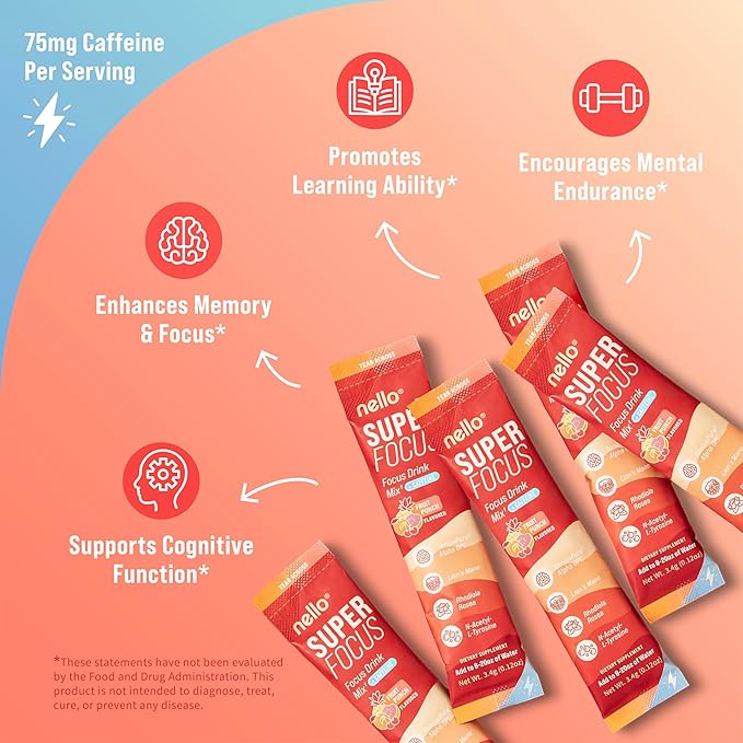 SuperFocus | Bevanda in Polvere per il Supporto Cognitivo