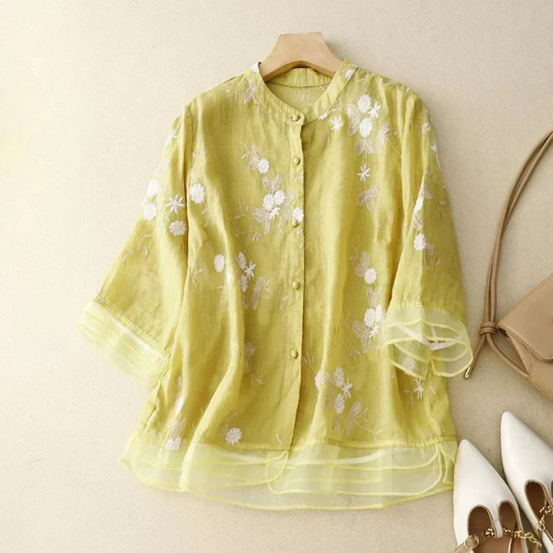 Mariella | Camicia Ricamata