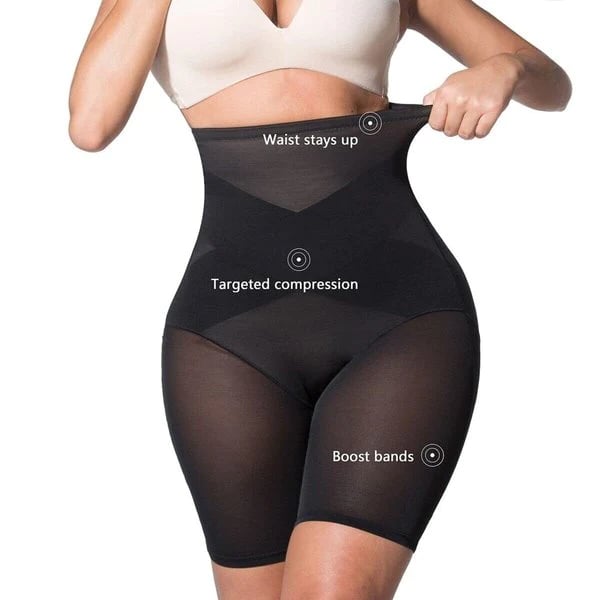 TummyCurve | Pantaloncini con controllo addominale incrociato
