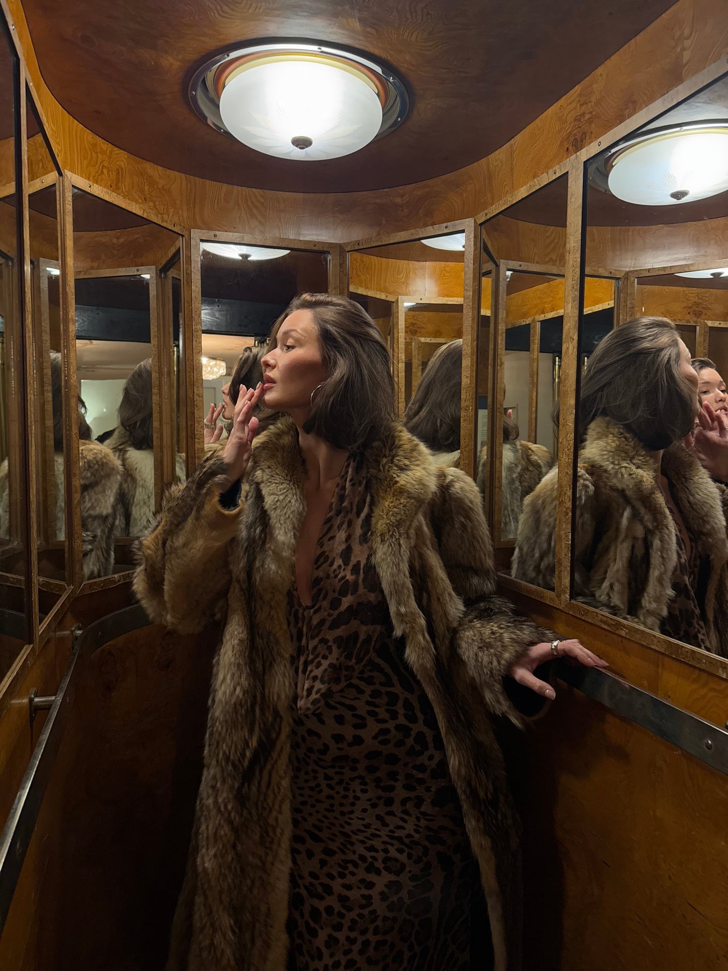 Natalina | Vestito Lungo a Stampa Leopardo