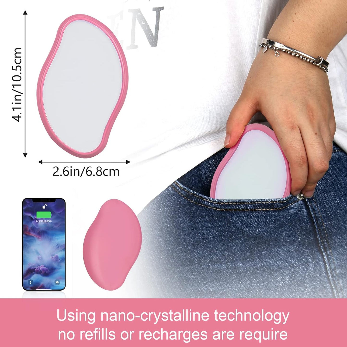 SilkyErase™ | Rimuovi Peli e Esfoliante Cristallino