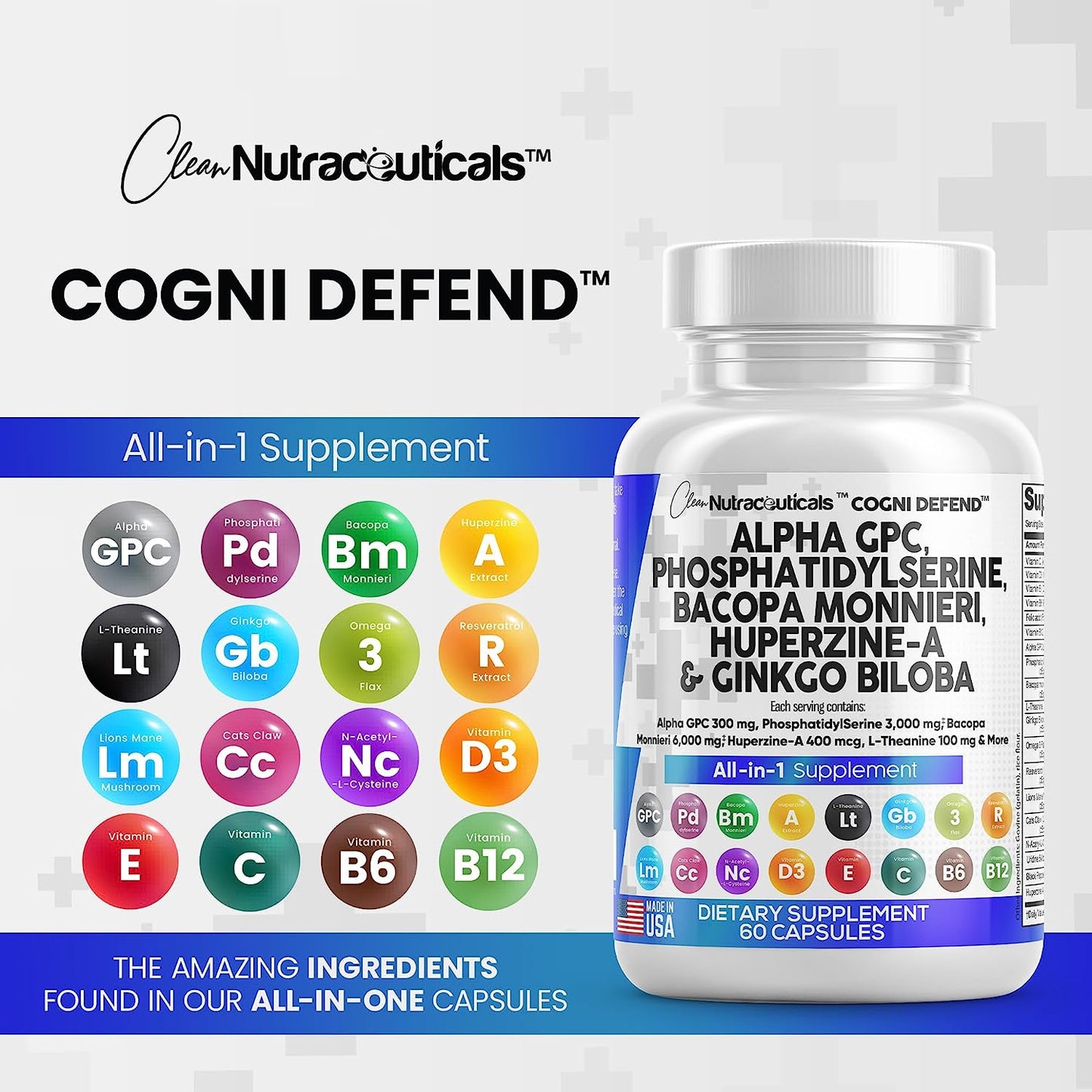 CogniDefend | Il complesso vitaminico che potenzia la tua concentrazione quotidiana