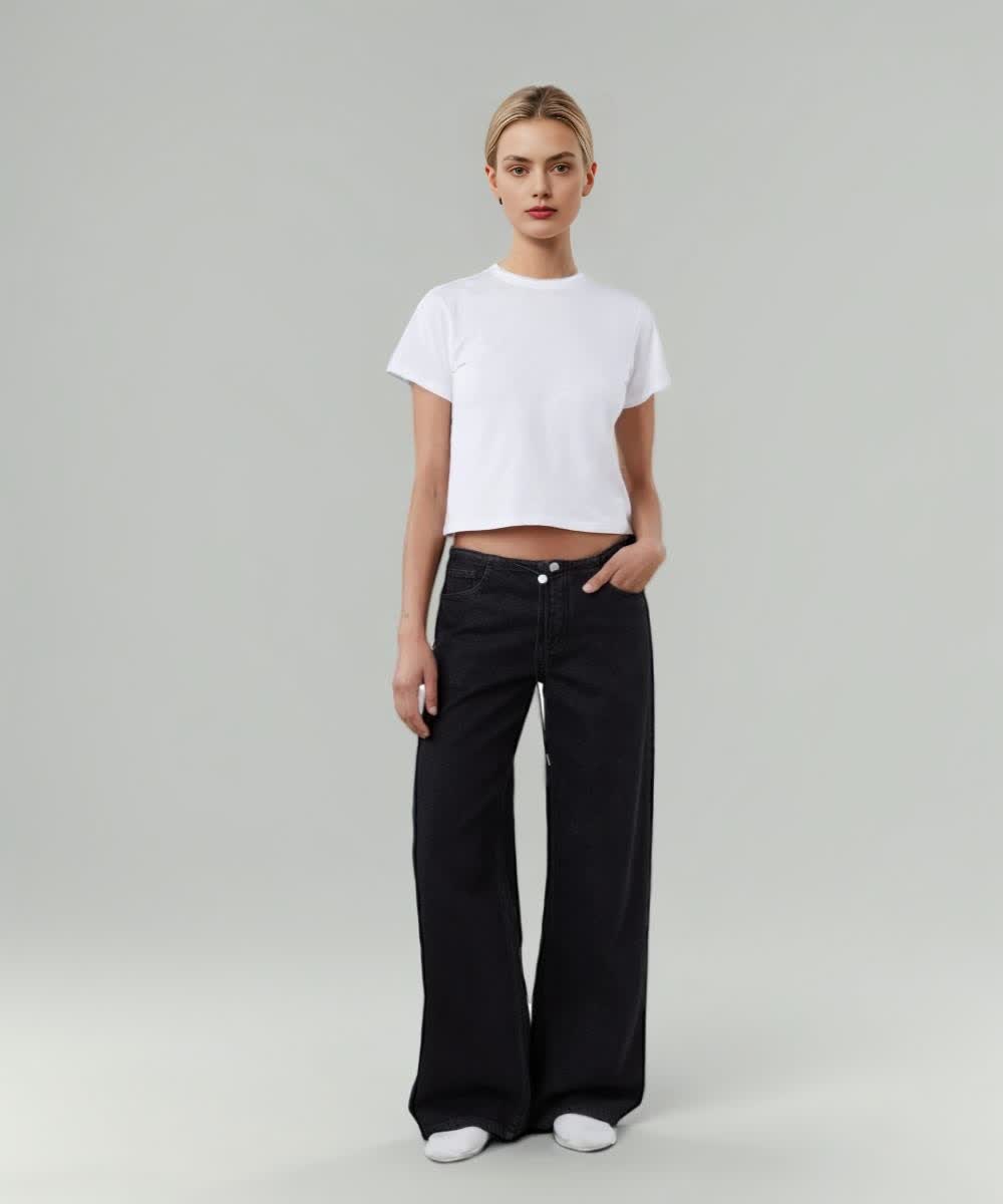 Sakura | Jeans a vita bassa cool