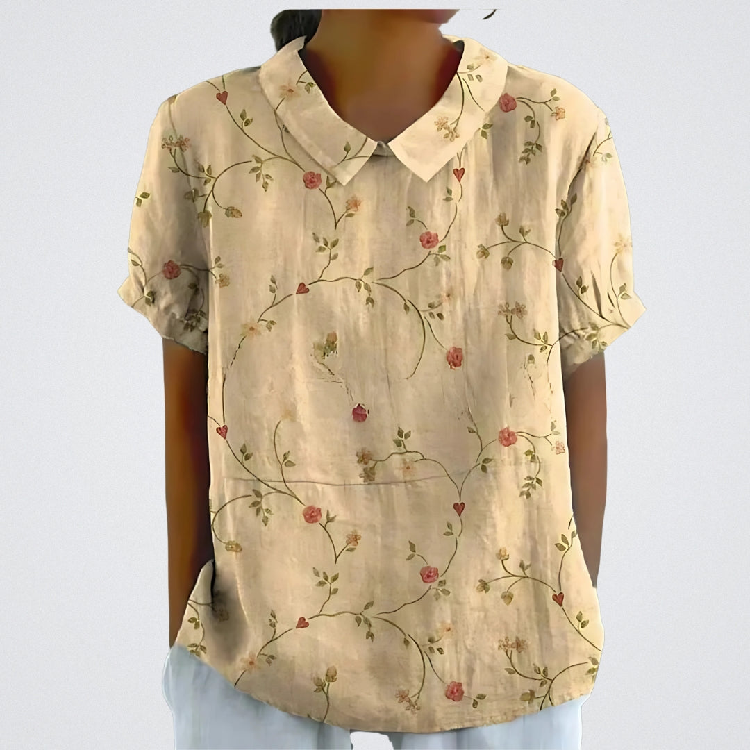 Linva | Blusa stampata con colletto