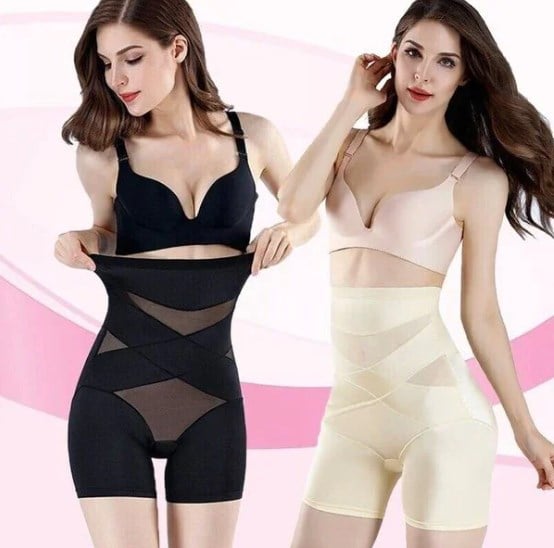 TummyCurve | Pantaloncini con controllo addominale incrociato