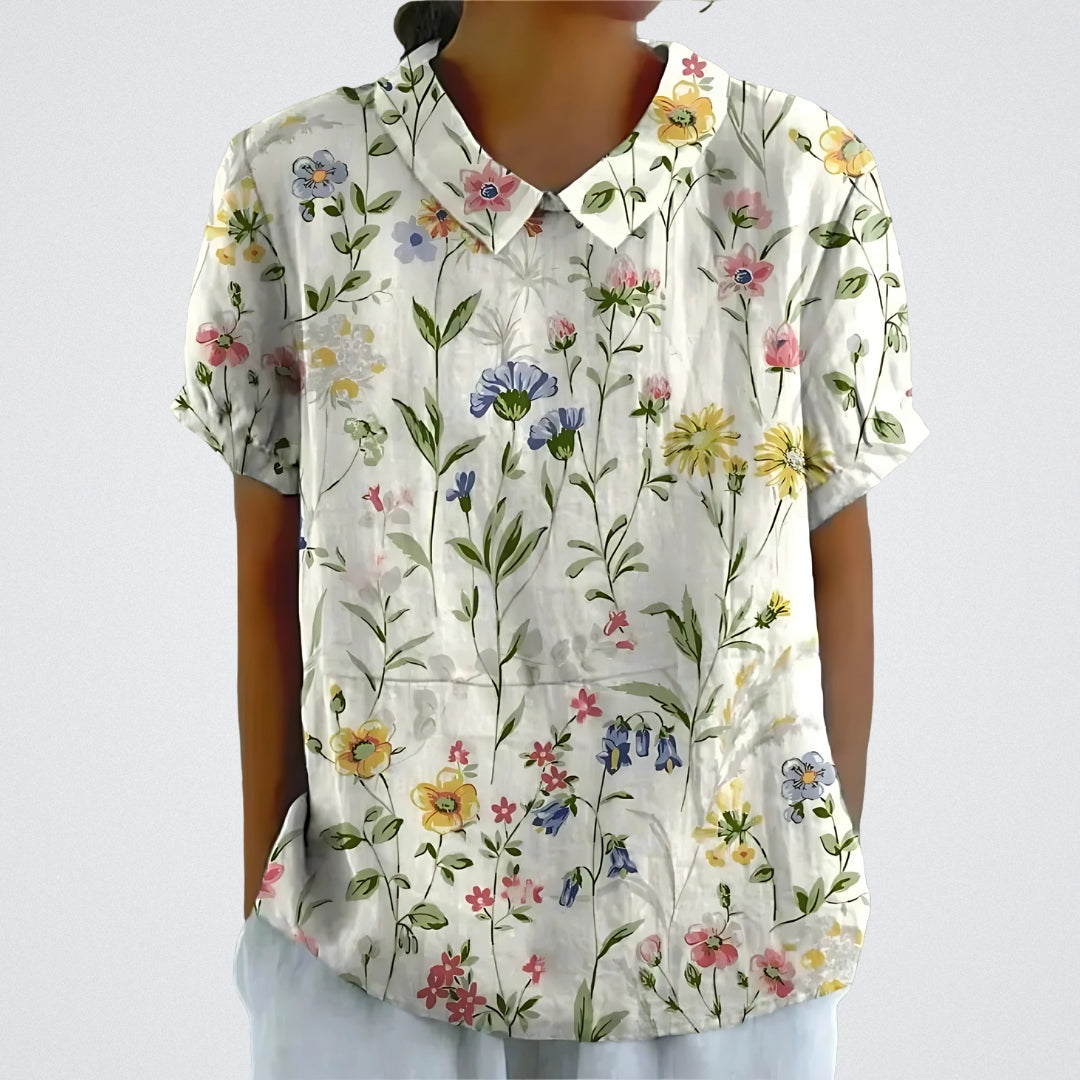 Linva | Blusa stampata con colletto