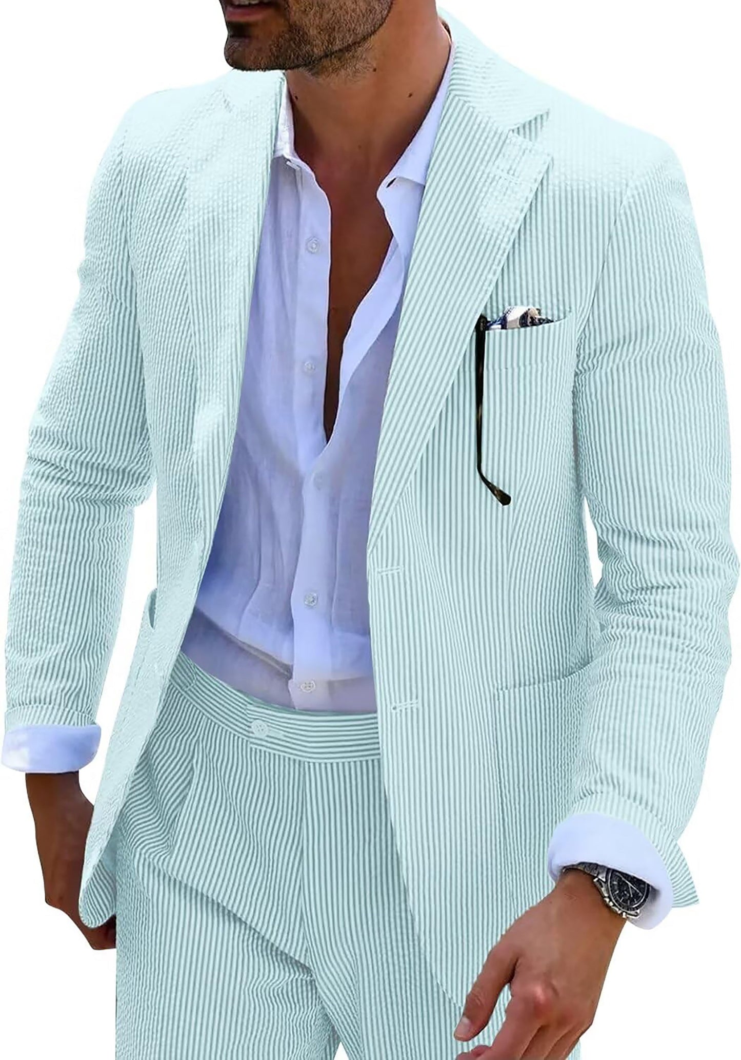 Lucio | Completo a Righe per Uomo