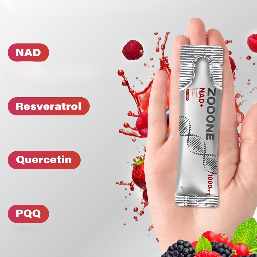 Bevanda in Bustine al Gusto di Frutti Rossi con NAD+