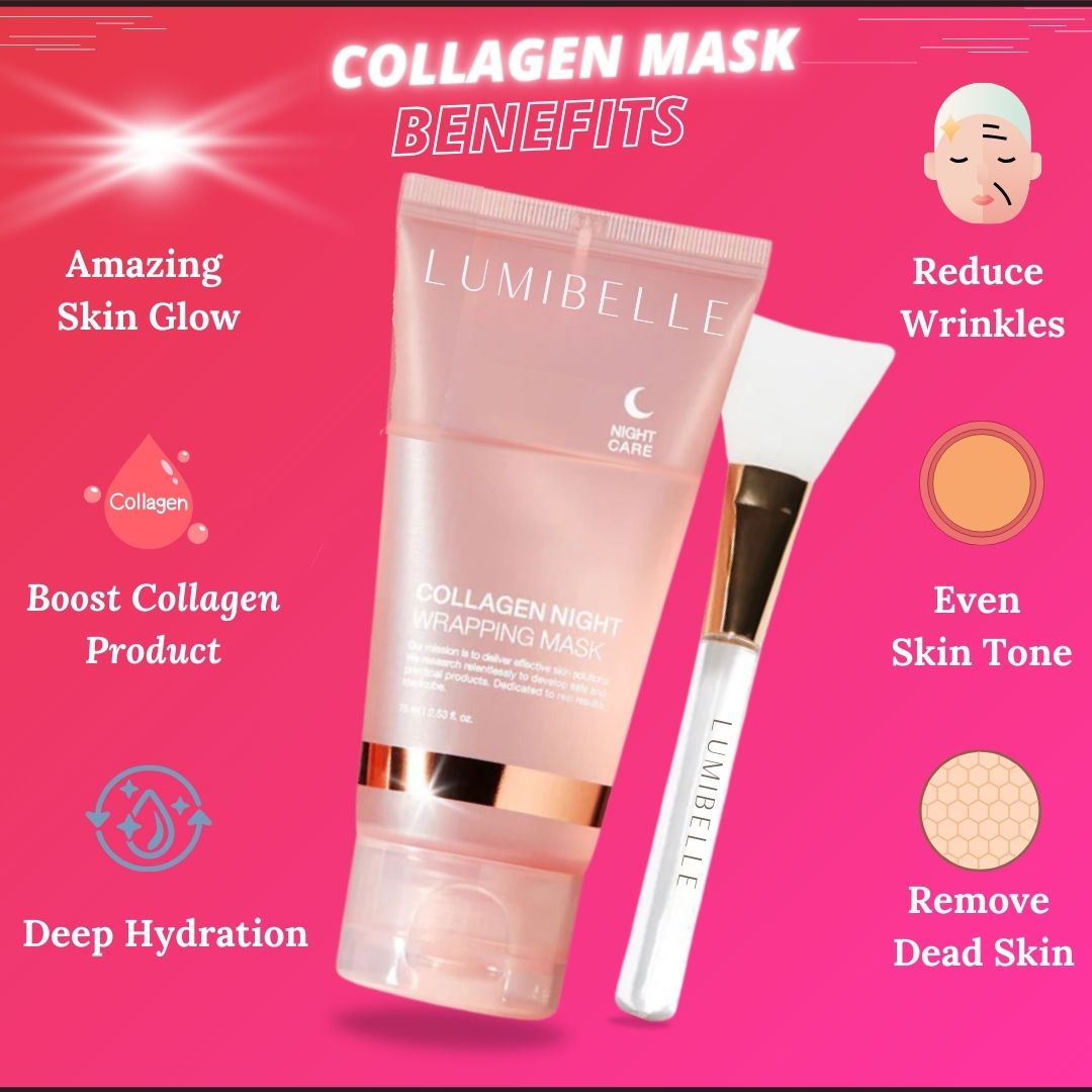 Pelle Radiosa in Minuti con la Maschera al Collagene LumiBelle™