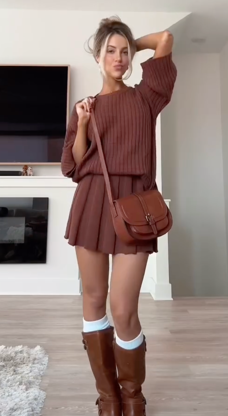 Tina | Set Mini Gonna e Maglione